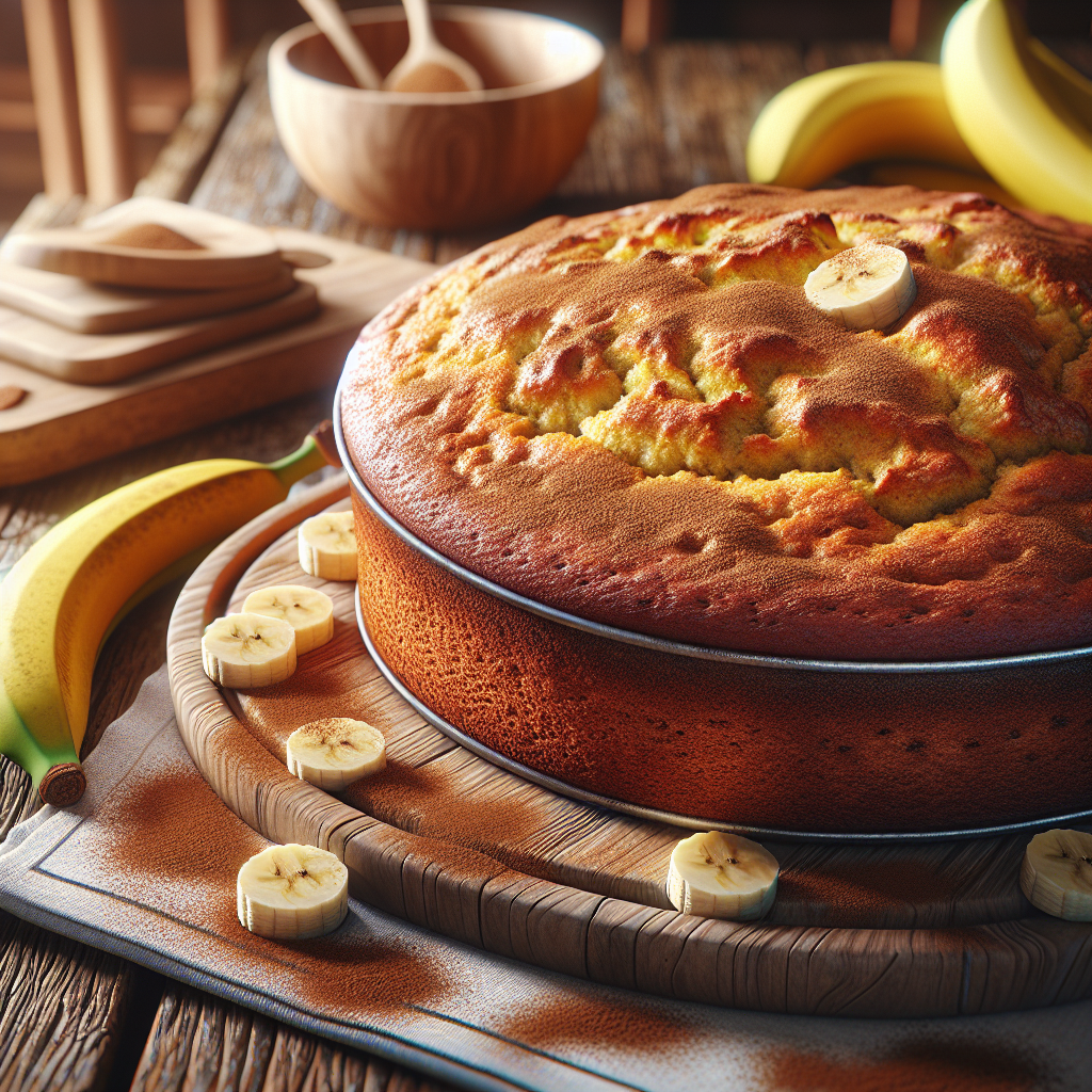 Banana Kefir Cake
