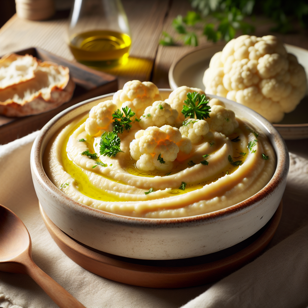 Creamy Yam and Cauliflower Puree
