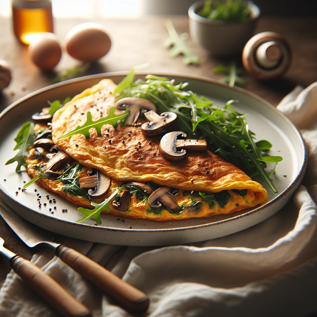 Mushroom Omelette