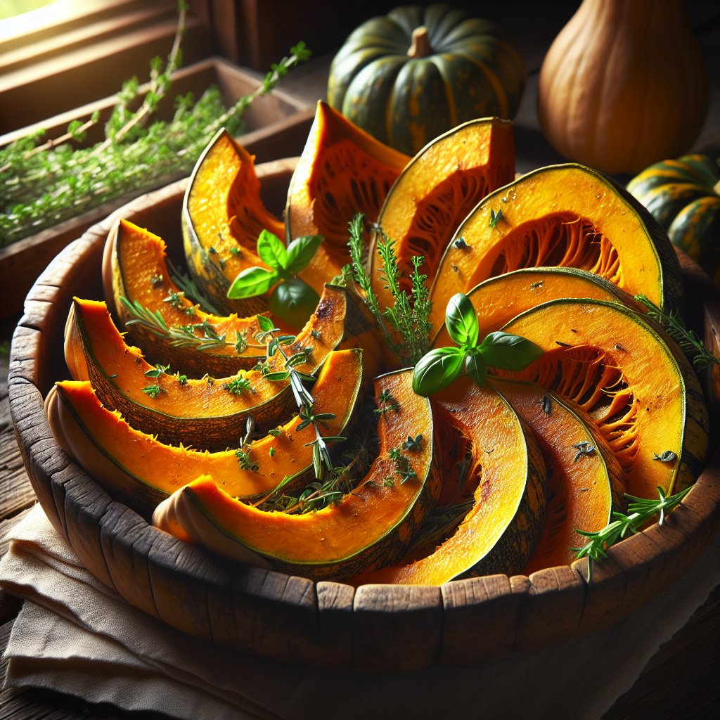 Roasted Cabotian Pumpkin