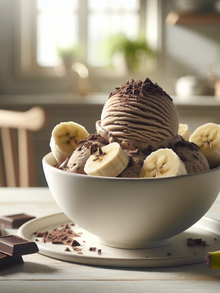 Banana Chocolate Ice Cream