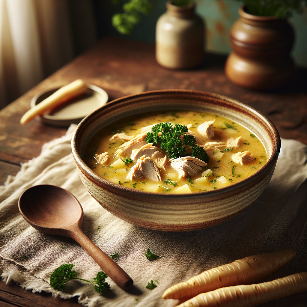 Chicken Parsnip Soup