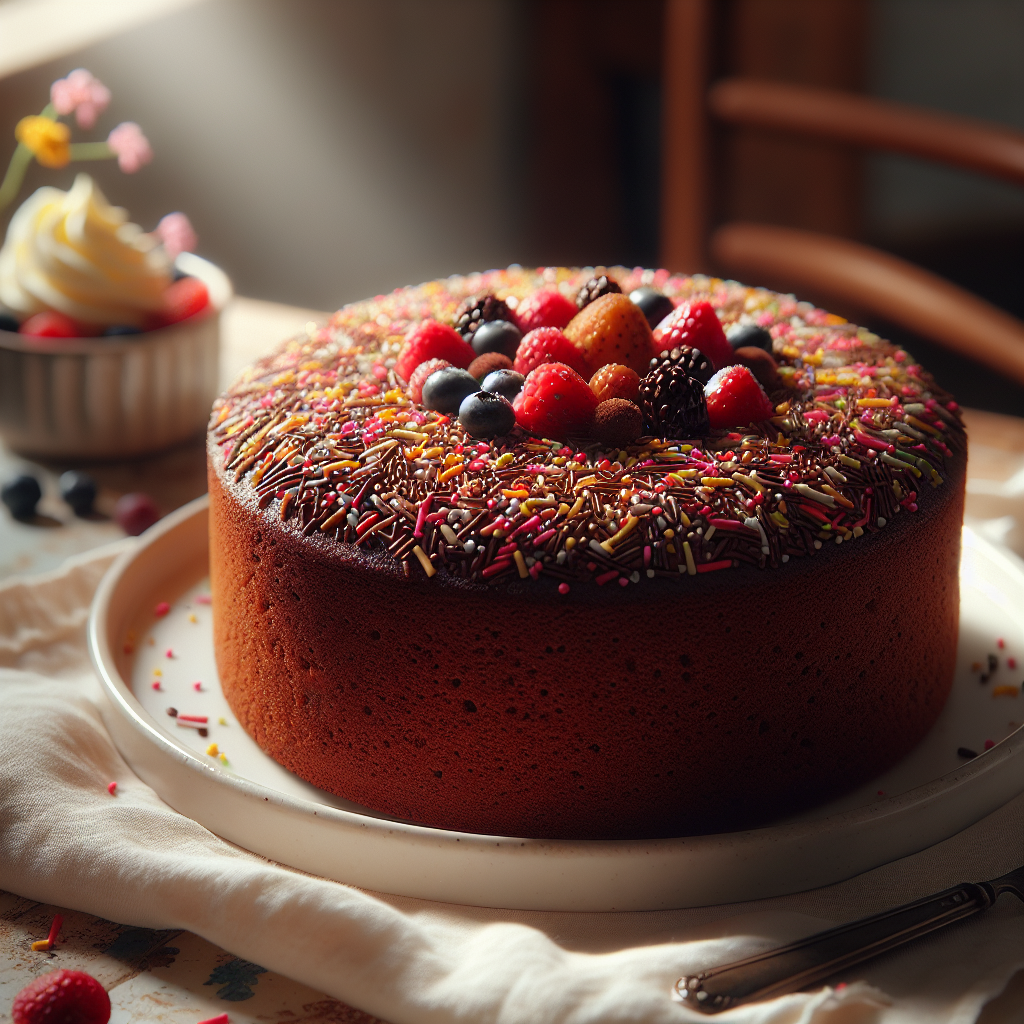 Chocolate Sprinkle Cake